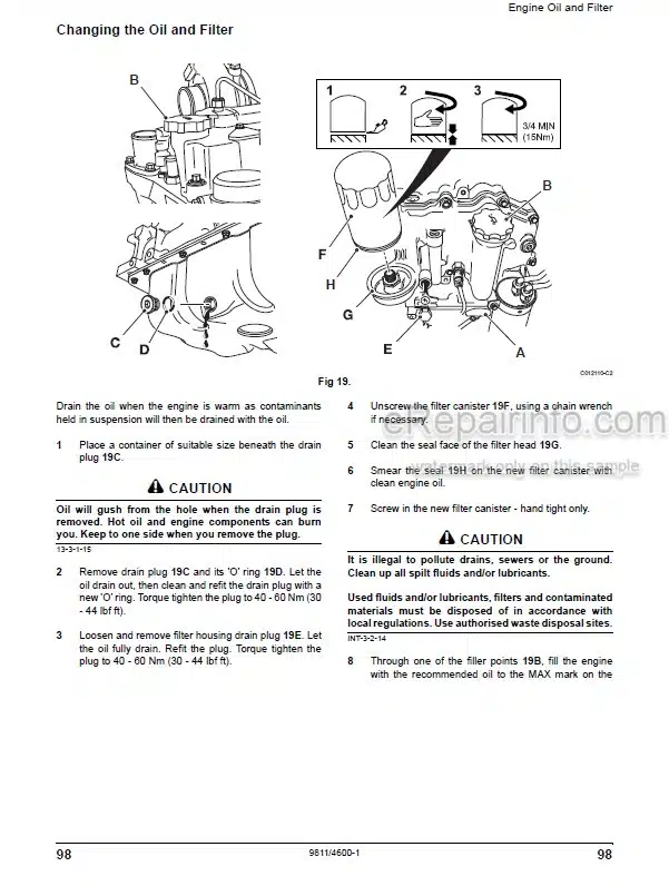 Photo 2 - JCB G60RX G65X G65QX G80RX G90X G90QX G100RX G115X G115QX Operators Manual Generator 9811-4600