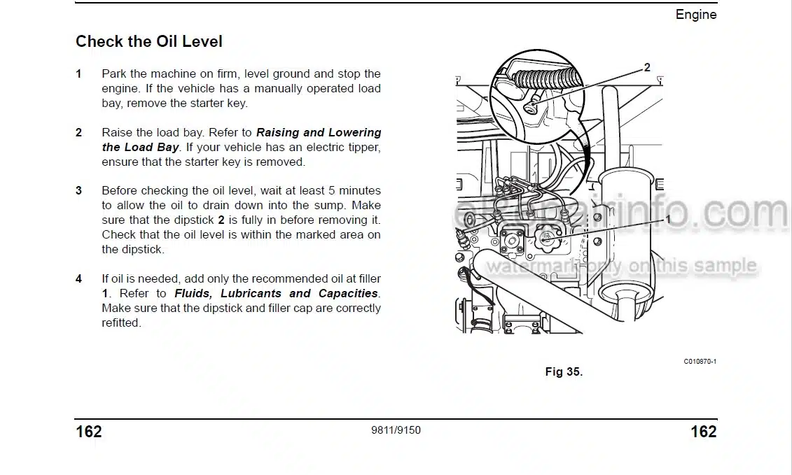 Photo 7 - JCB Groundhog 4X4 Operators Manual Machine 9811-9000