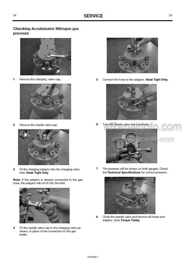 Photo 6 - JCB Hammermaster Service Manual Rockbreaker 9803-1300