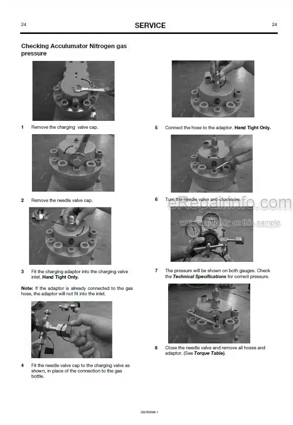 Photo 6 - JCB Hammermaster Service Manual Rockbreaker 9803-1300