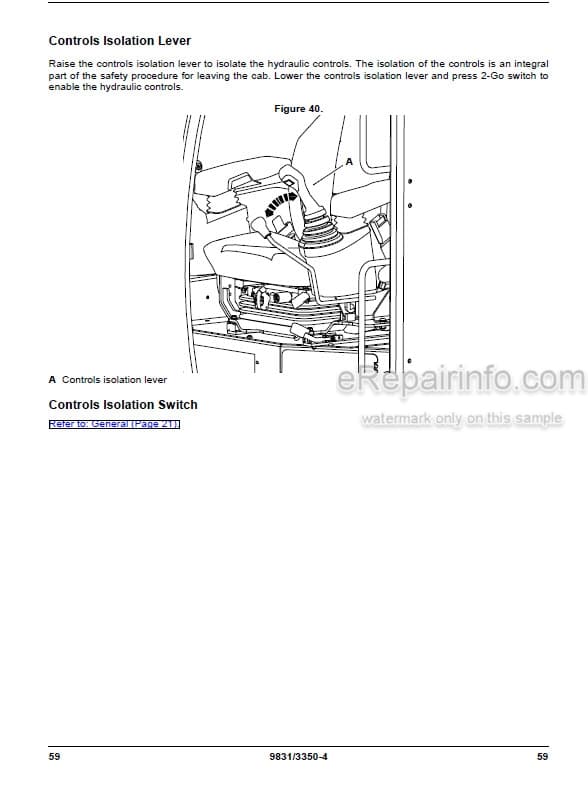 Photo 11 - JCB Hydradig 110W Operators Manual Wheeled Excavator 9831-3350