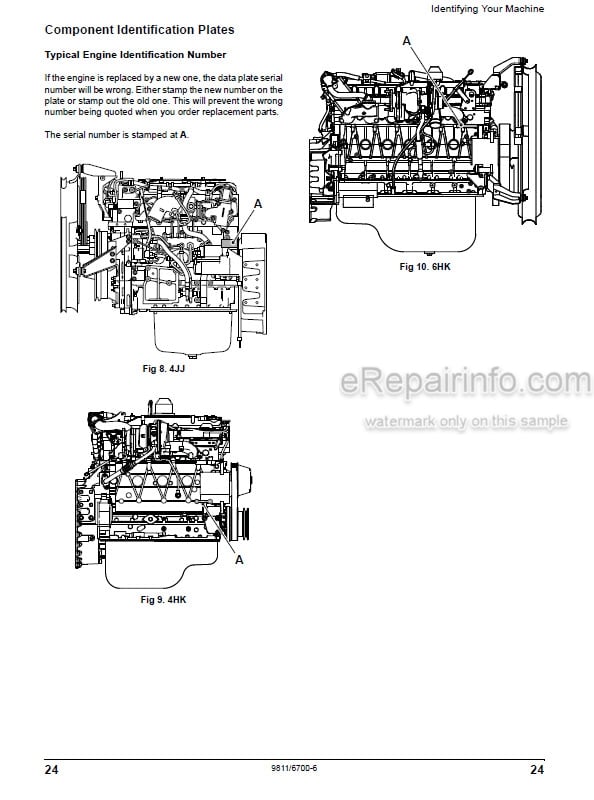 Photo 7 - JCB 85Z-1 86C-1 Operators Manual Compact Excavator 9821-6200