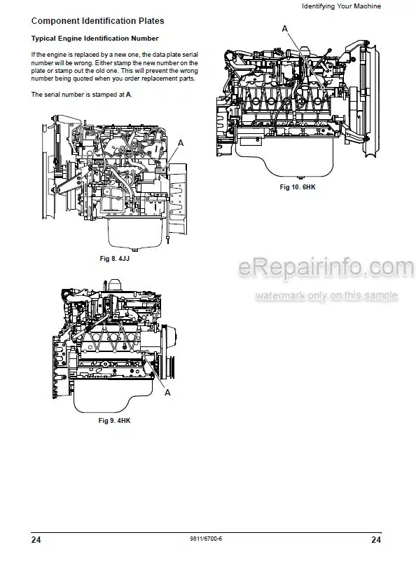 Photo 6 - JCB JS115 JS130 JS145 JS160 JS180 JS190 JS200 JS220 JS235 JS240 JS260 JS290 JS330 JS360 Auto Range Tier 3 Operators Manual Tracked Excavator 9811-6700