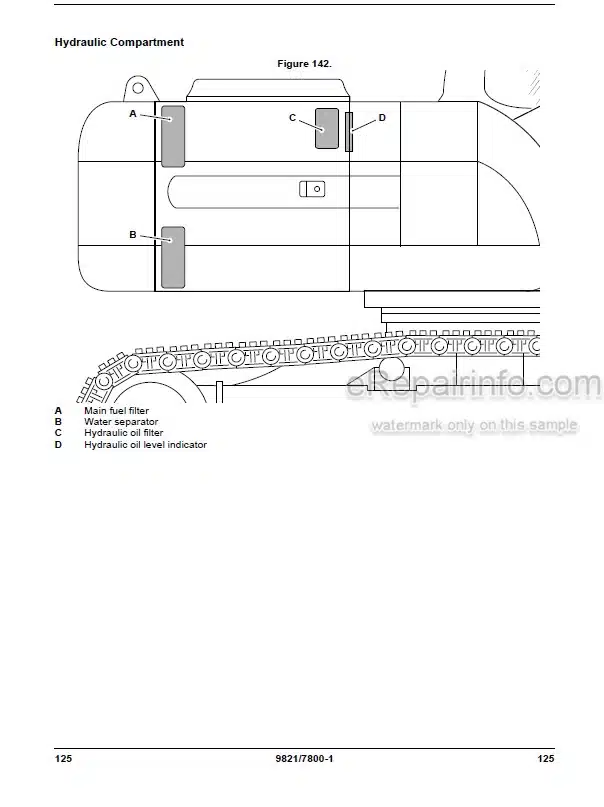 Photo 5 - JCB JS120 Operators Manual Excavator 9821-7800