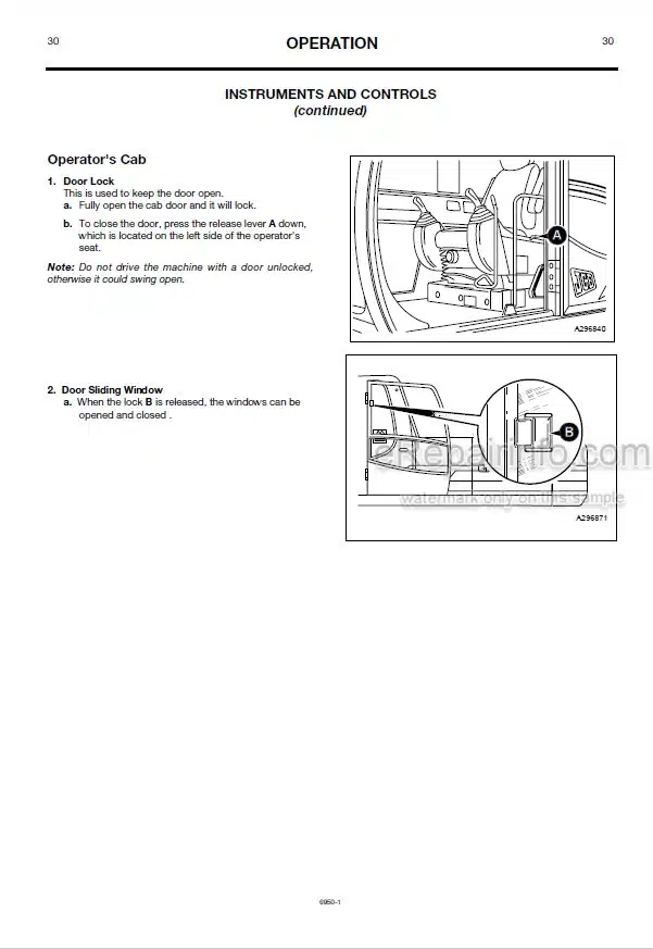 Photo 7 - JCB JS130 T3 Operators Manual Excavator 9821-9800