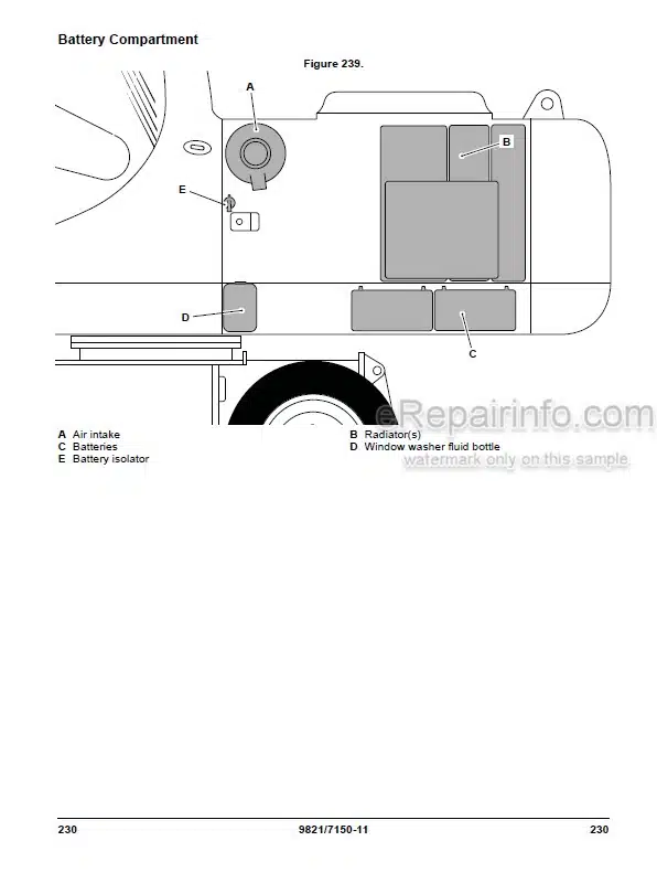 Photo 11 - JCB JS145W JS160W JS175W JS20MH JS200W JS200 Wastemaster Operators Manual Wheeled Excavator 9821-7150