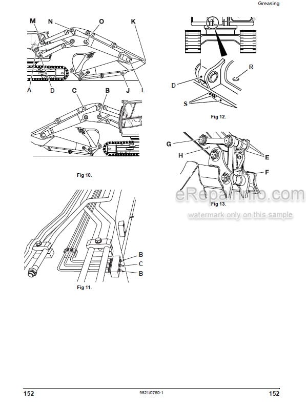Photo 9 - JCB JS160 JS180 Auto Range Operators Manual Tracked Excavator 9821-0750