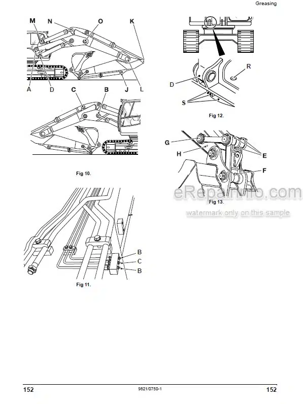 Photo 1 - JCB JS160 JS180 Auto Range Operators Manual Tracked Excavator 9821-0750