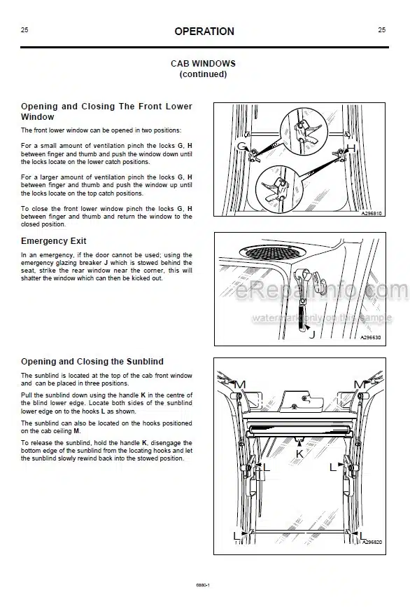 Photo 6 - JCB JS200W Operators Handbook Wheeled Excavator 9801-6880