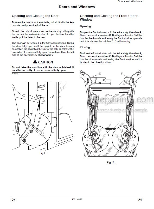 Photo 3 - JCB JS81 Operators Manual Tracked Excavator 9821-4050
