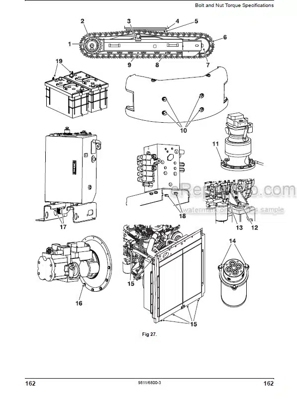 Photo 4 - JCB JZ140 JZ235 JZ255 Auto Range Tier 3 Operators Manual Tracked Excavator 9811-6800