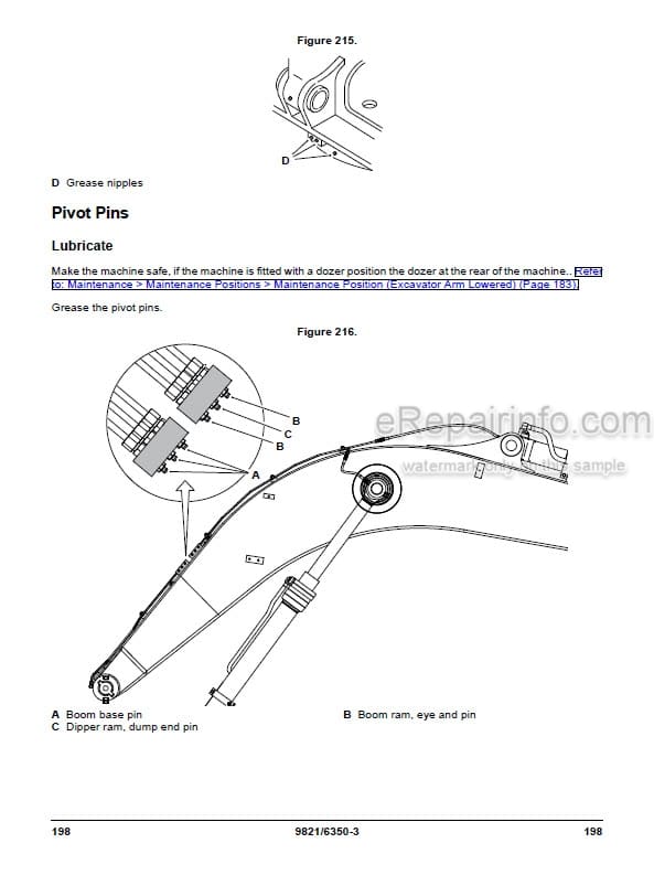Photo 5 - JCB JZ140 Operators Manual Excavator 9821-6350