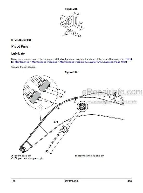 Photo 5 - JCB JZ140 Operators Manual Excavator 9821-6350