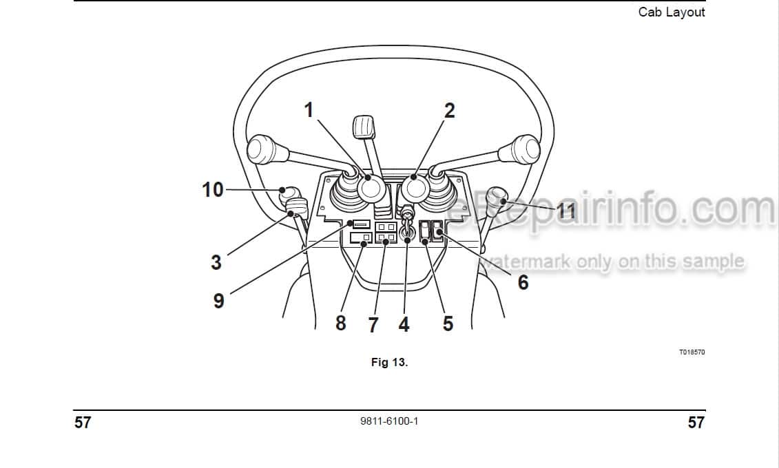 Photo 3 - JCB Micro Plus Micro 8008 Tier 3 Operators Manual Compact Excavator 9811-3600-2