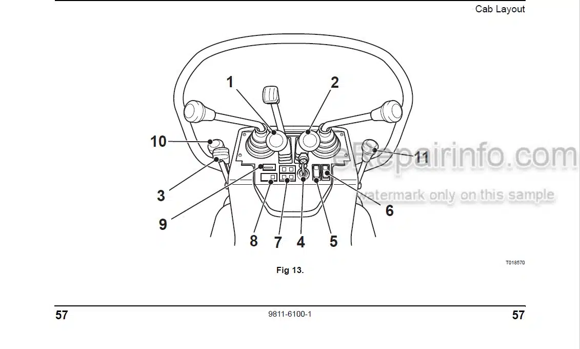 Photo 3 - JCB Micro Plus Micro 8008 Tier 3 Operators Manual Compact Excavator 9811-3600-2