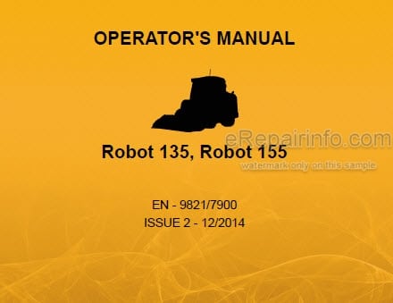 Photo 5 - JCB Robot 135 155 Operators_Manual Skid Steer Loader 9821-7900