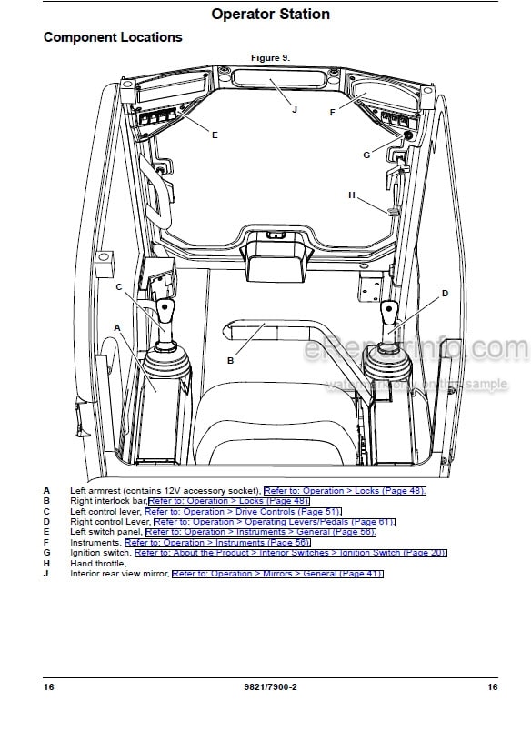 Photo 3 - JCB Robot 135 155 Operators_Manual Skid Steer Loader 9821-7900