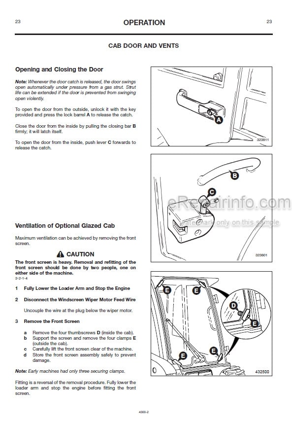 Photo 14 - JCB Robot 160 170HF 180T 180THF Operators Manual Skid Steer Loader 4300
