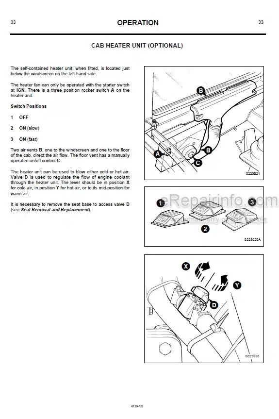 Photo 7 - JCB 331 335HST Operators Manual Tractor 9811-0220