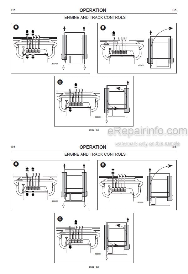 Photo 3 - JCB TD7 TD10 Operators Manual Dumpster 8920