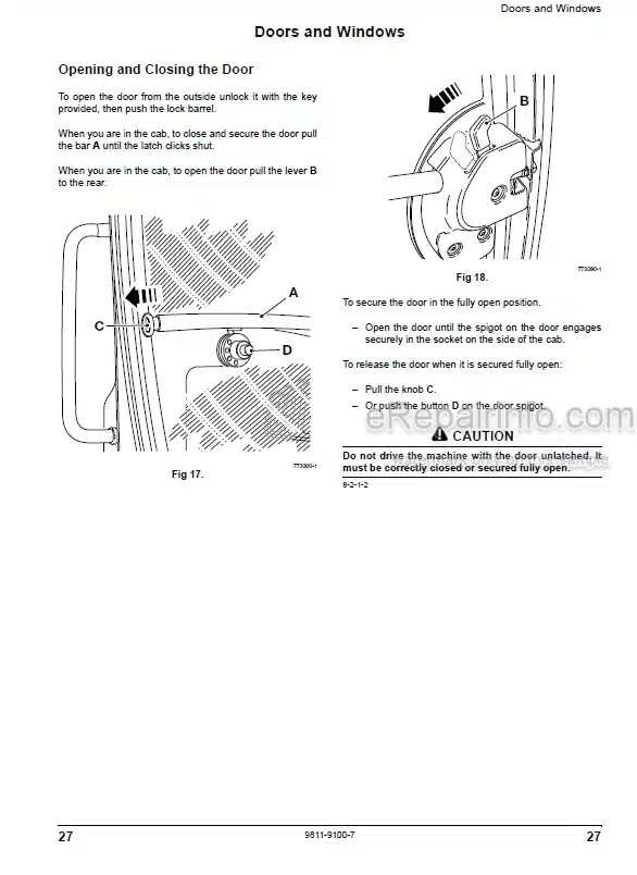 Photo 5 - JCB TM180 TM220 Operators Manual Loader 9811-9100