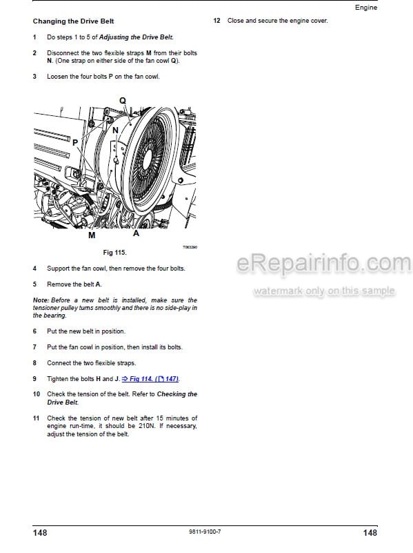 Photo 5 - JCB TM180 TM220 Operators Manual Loader 9811-9100