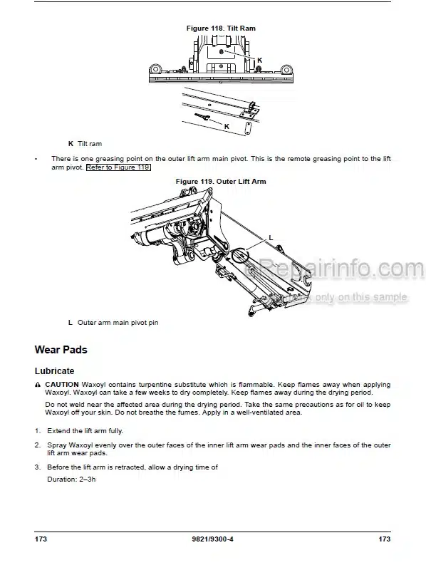 Photo 4 - JCB TM180 TM220 Operators Manual Loader 9821-9300