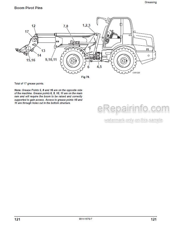 Photo 5 - JCB TM310 TM310S TM310WM Operators Manual Loader