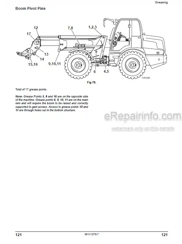 Photo 5 - JCB TM310 TM310S TM310WM Operators Manual Loader