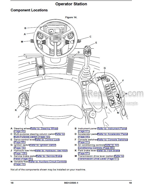 Photo 5 - JCB TM320 TM420 Operators Manual Loader 9831-2500