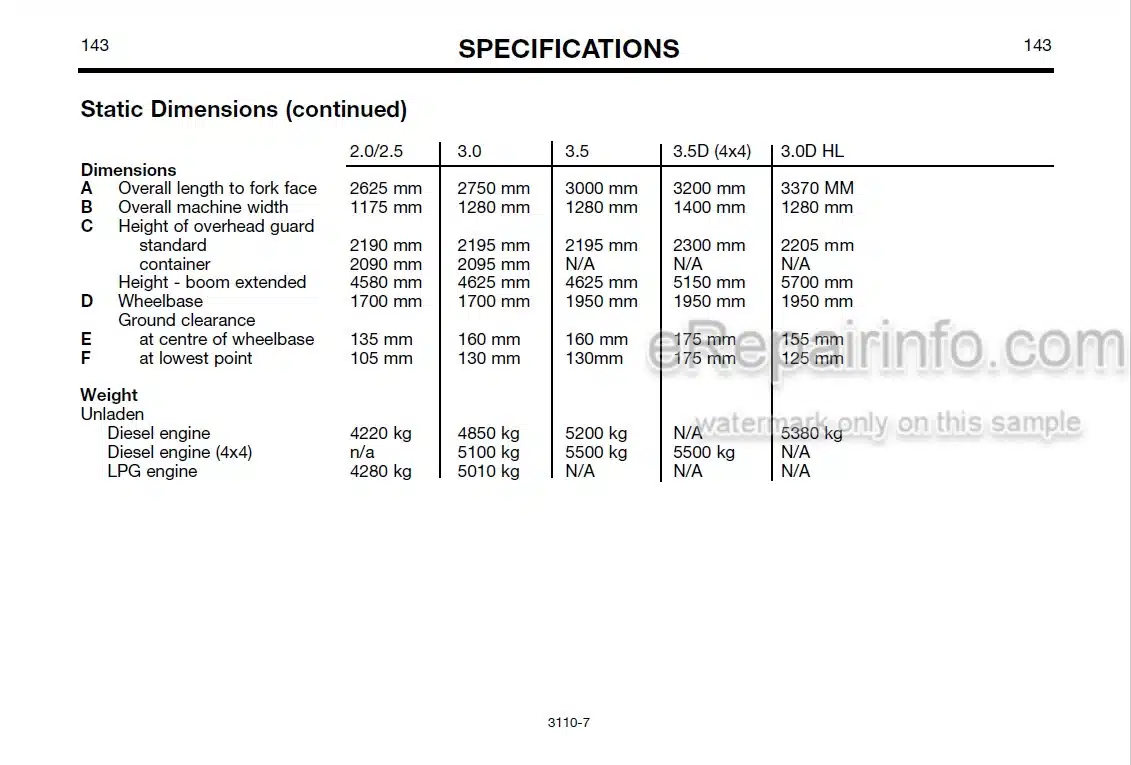 Photo 5 - JCB Teletruk 2.0 2.5 3.0 3.5 Operators Manual Forklift 9801-3110