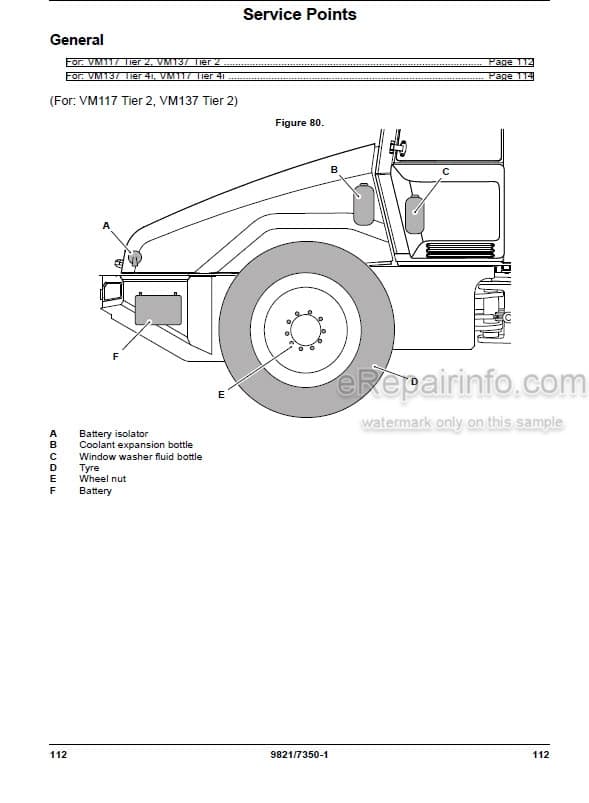 Photo 5 - JCB VM117 VM137 Tier 2 Tier 4I Operators Manual Roller 9821-7350