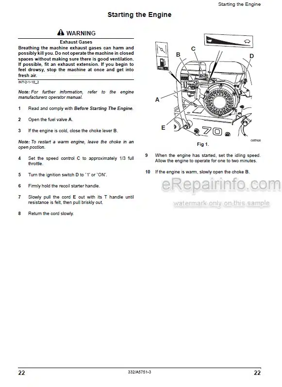 Photo 6 - JCB VMP8 Operators Manual Vibrating Plate 332-A4353