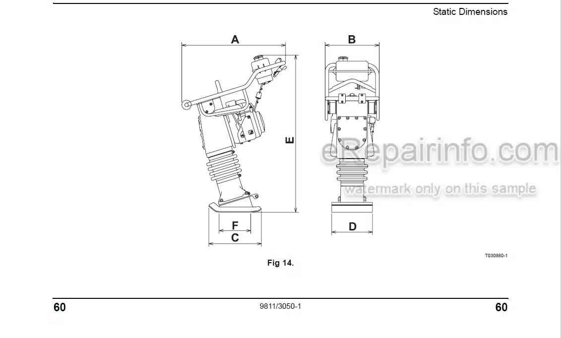 Photo 1 - JCB VMR60 VMR75 Operators Manual Impact Rammer