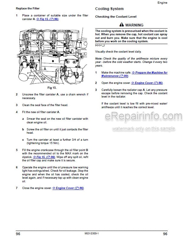 Photo 1 - JCB VMT380 VMT430 Operators Manual Roller 9821-2300