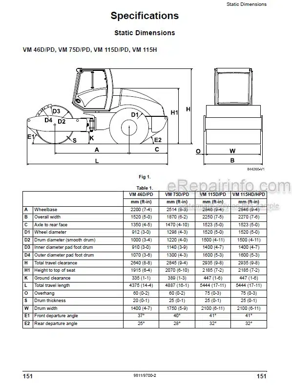 Photo 5 - JCB Vibromax VM46D VM46PD VM75D VM75PD VM115D VM115PD VM115H VM132D VM132PD VM146D VM146PD VM166D VM166PD VM200D VM200PD VM Range Tier 2 Operators Manual Roller 9811-9700