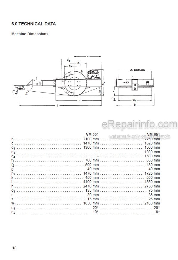 Photo 3 - JCB Vibromax VM501 VM651 Instruction Manual Vibratory Tow Type Roller 07310-02003A