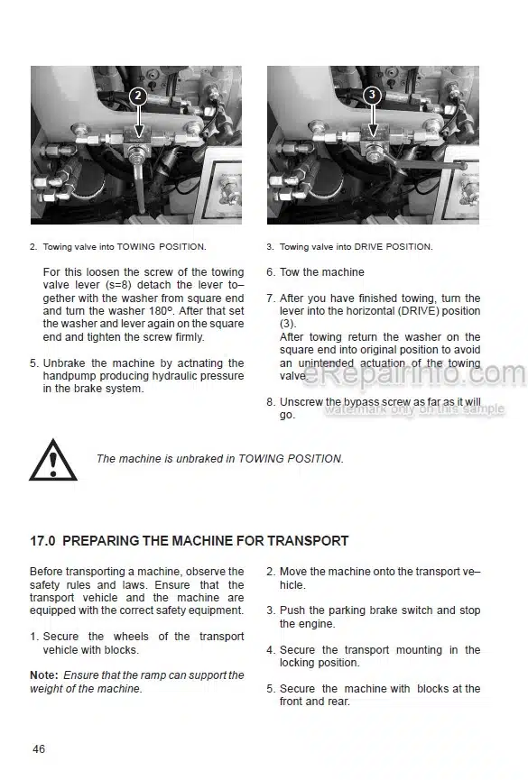 Photo 11 - JCB Vibromax VM75D VM75PD Instruction Manual Vibratory Single Drum Roller 07222-28435A