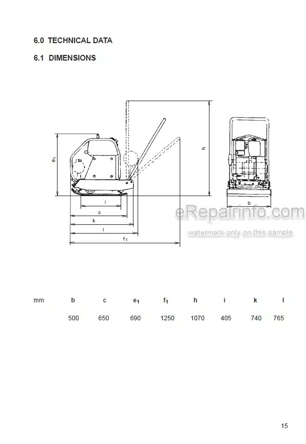 Photo 11 - JCB Vibromax VMF130D Instruction Manual Vibrating Plate 06035-43931C