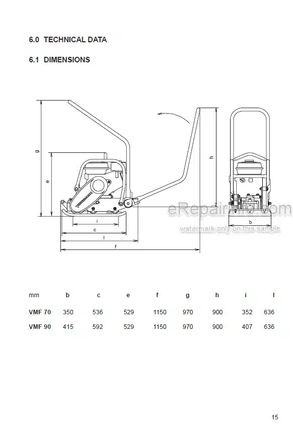 Photo 7 - JCB 1THT Operators Manual Dumper 9831-0800