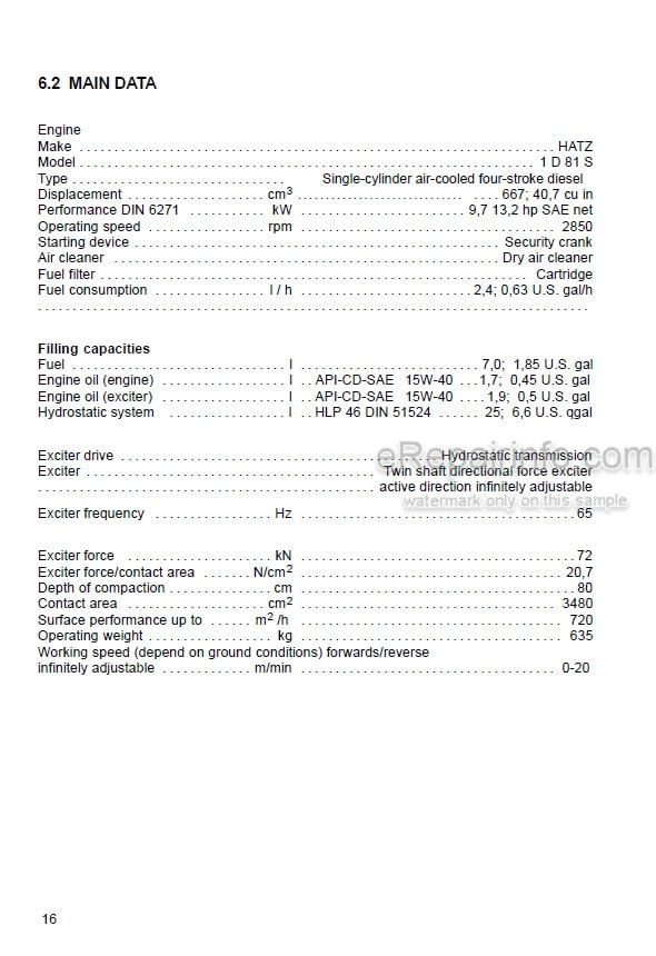 Photo 5 - JCB Vibromax VMP64 Instruction Manual Vibrating Plate 05450-28135