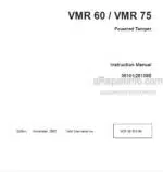Photo 4 - JCB Vibromax VMR60 VMR75 Instruction Manual Powered Tamper 05101-28135B