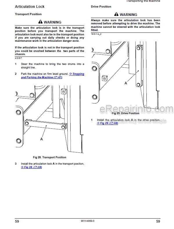 Photo 7 - JCB VMT380 VMT430 Operators Manual Roller 9821-2300