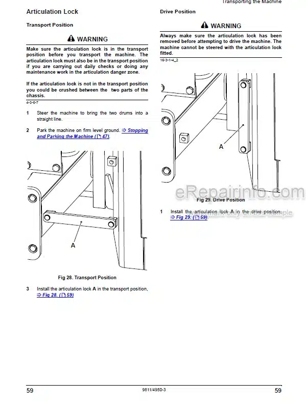 Photo 8 - Vibromax 405 605 606 Service Manual Single Drum Roller SM85005