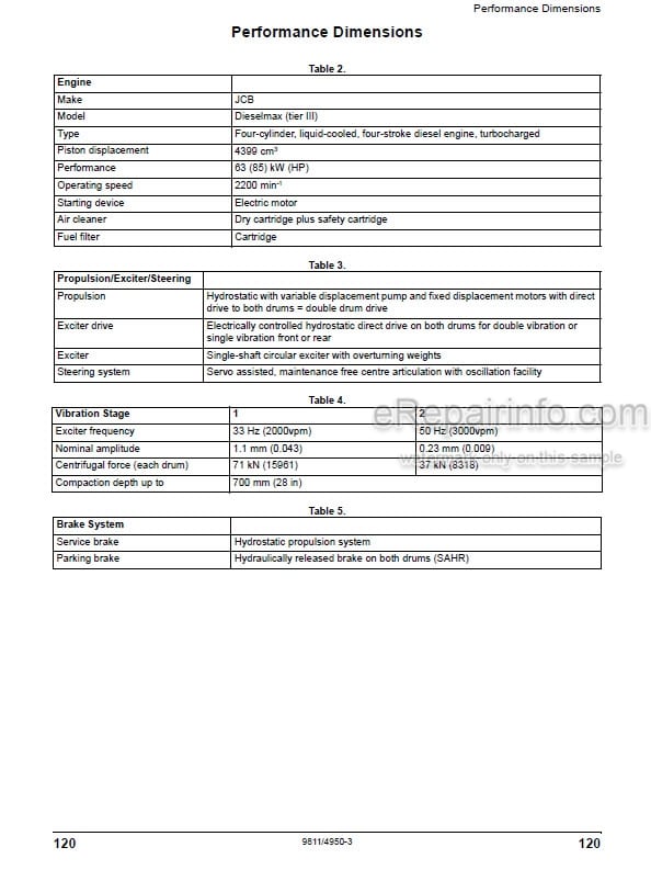 Photo 5 - JCB Vibromax VMT860 Operators Manual Roller 9811-4950