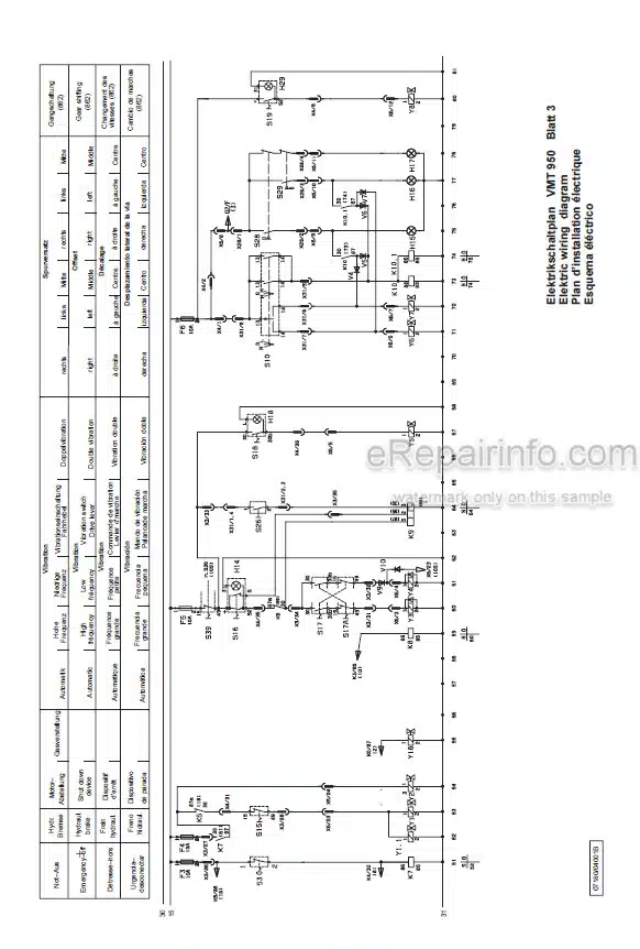 Photo 5 - JCB Vibromax VMT950 VMT95SK Instruction Manual Tandem And Combination Roller 07180-28190A