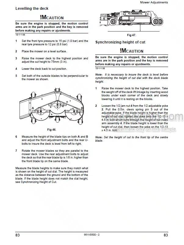 Photo 6 - JCB G8X G8QX G13X G13QX G17X G17QX G20RX G22X G22QX G30RX G33X G33QX G40RX G45X G45QX Operators Manual Generator 9811-4550