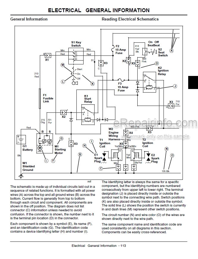 Photo 6 - John Deere LA100 LA110 LA120 LA130 LA140 LA150 Technical Manual Lawn Garden Tractor TM2371