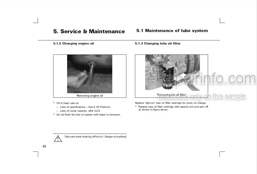 Photo 1 - Kirloskar R810NA R810T R1040TT R1040TA 6R1080TA Operation And Maintenance Manual Engine 4H.1690.20.0.00