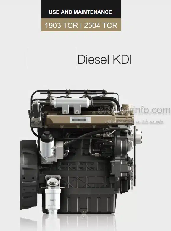 Photo 4 - Kohler 1903TCR 2504TCR Use And Maintenance Diesel Engine ED005302